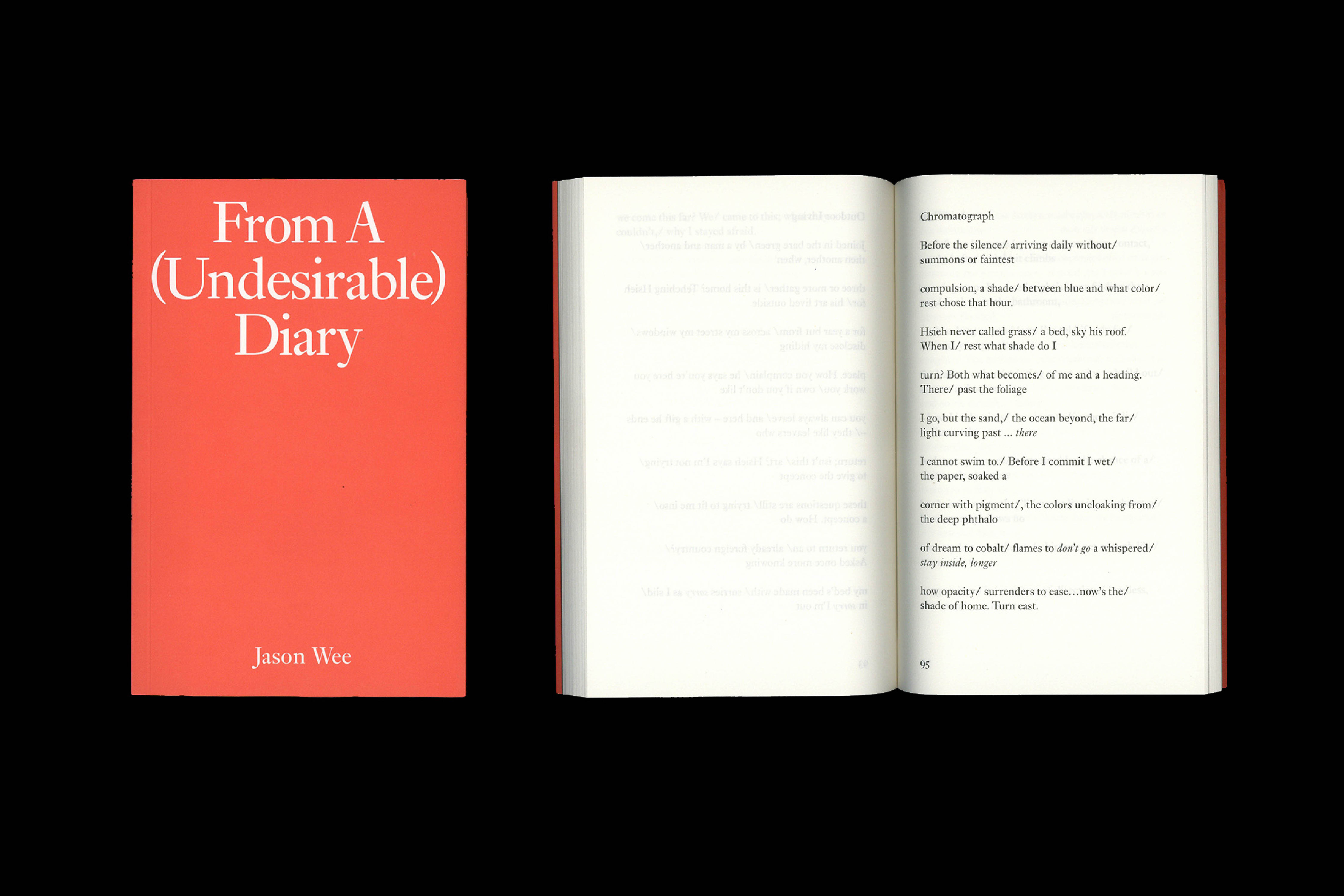 937 From A (Undesirable) Diary (publication), for Jason Wee